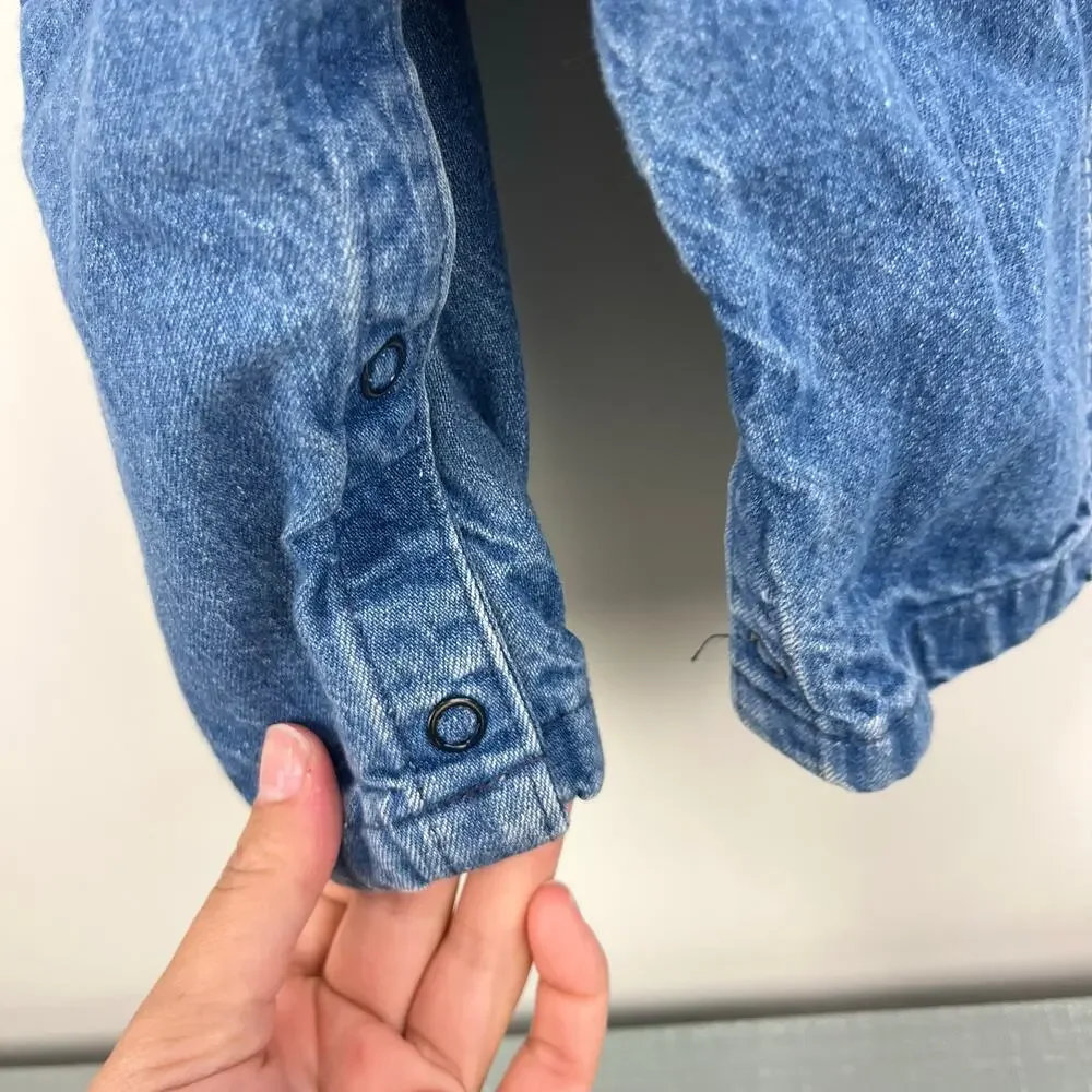 Vintage OshKosh B'gosh Blue Jean Overalls 9 months USA